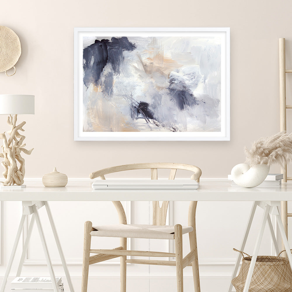Shop Beyond The Clouds Art Print a painted abstract themed wall art print from The Print Emporium wall artwork collection - Buy Australian made fine art painting style poster and framed prints for the home and your interior decor room, TPE-PC-HN110-AP