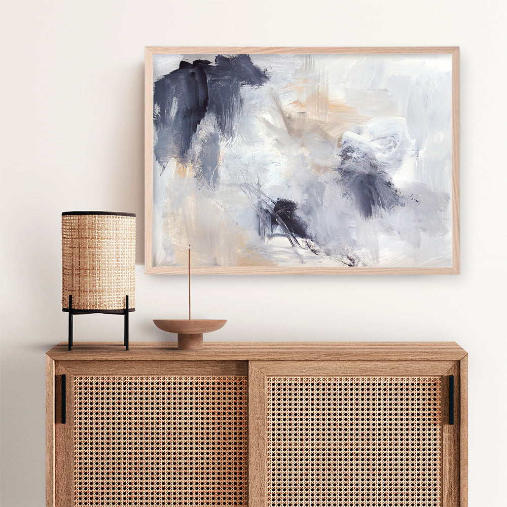 Shop Beyond The Clouds Art Print a painted abstract themed wall art print from The Print Emporium wall artwork collection - Buy Australian made fine art painting style poster and framed prints for the home and your interior decor room, TPE-PC-HN110-AP