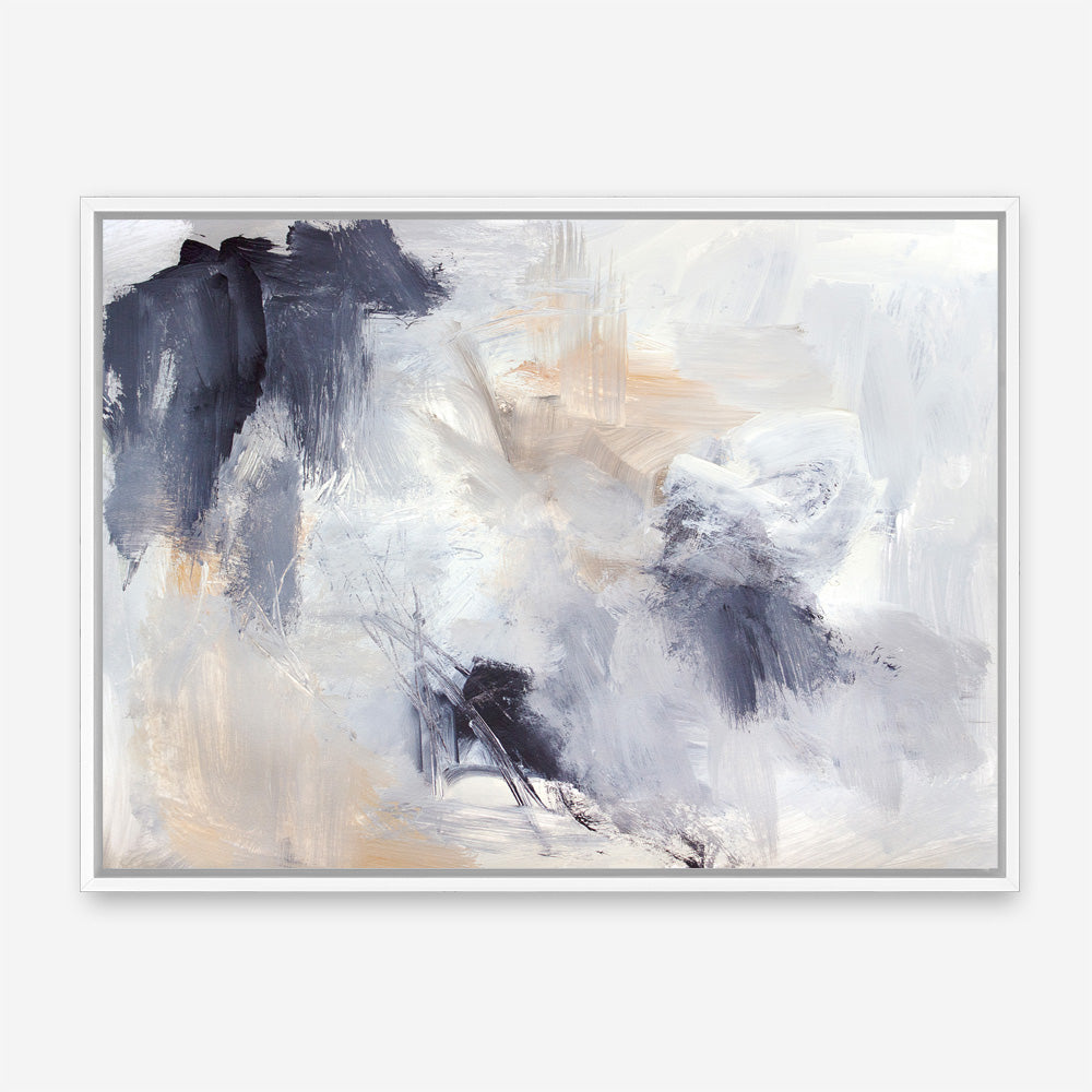 Shop Beyond The Clouds Canvas Print a painted abstract themed framed canvas wall art print from The Print Emporium artwork collection - Buy Australian made fine art painting style stretched canvas prints for the home and your interior decor space, TPE-PC-HN110-CA-35X46-NF