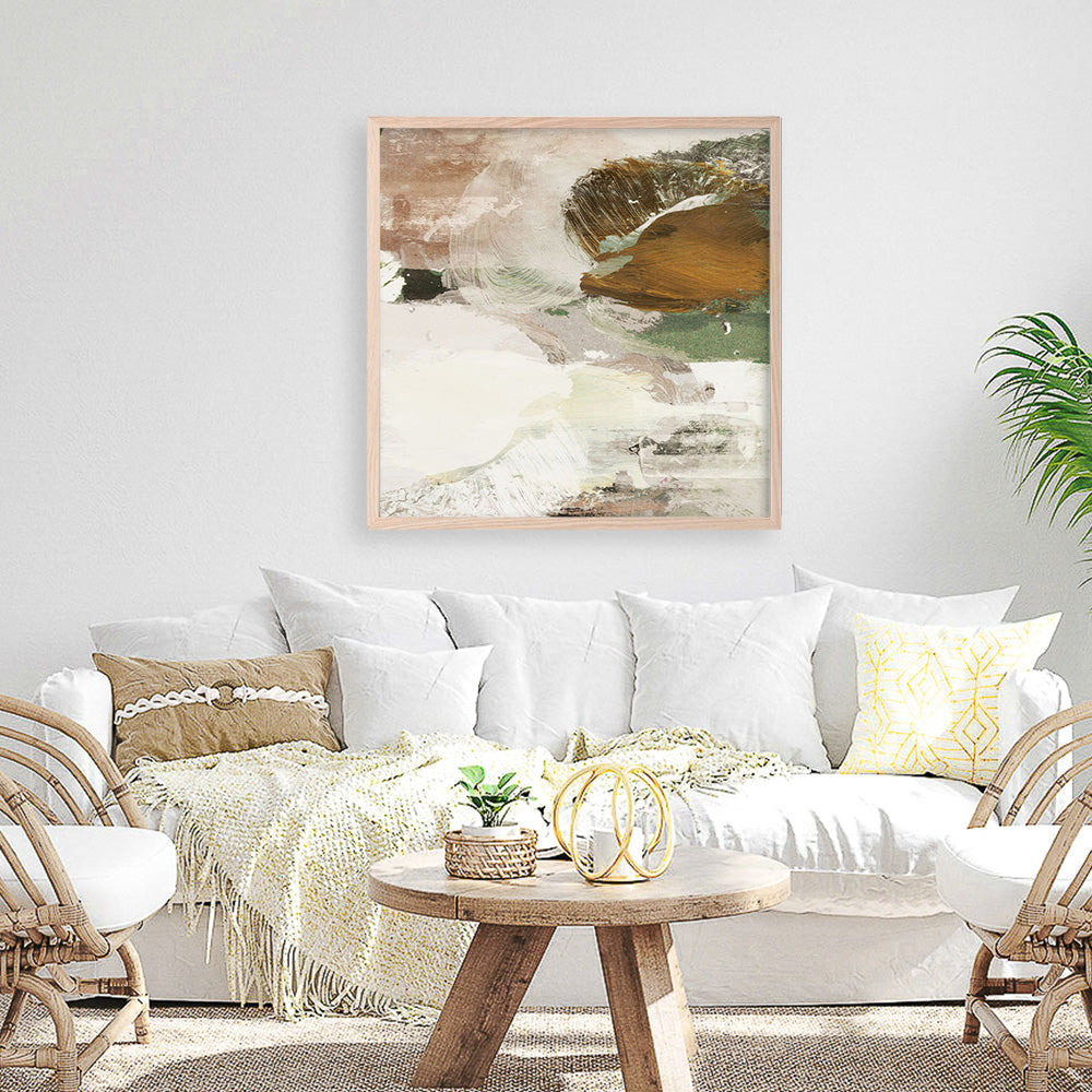 Shop Bistro (Square) Art Print a painted abstract themed wall art print from The Print Emporium wall artwork collection - Buy Australian made fine art painting style poster and framed prints for the home and your interior decor room, TPE-DH-242-AP