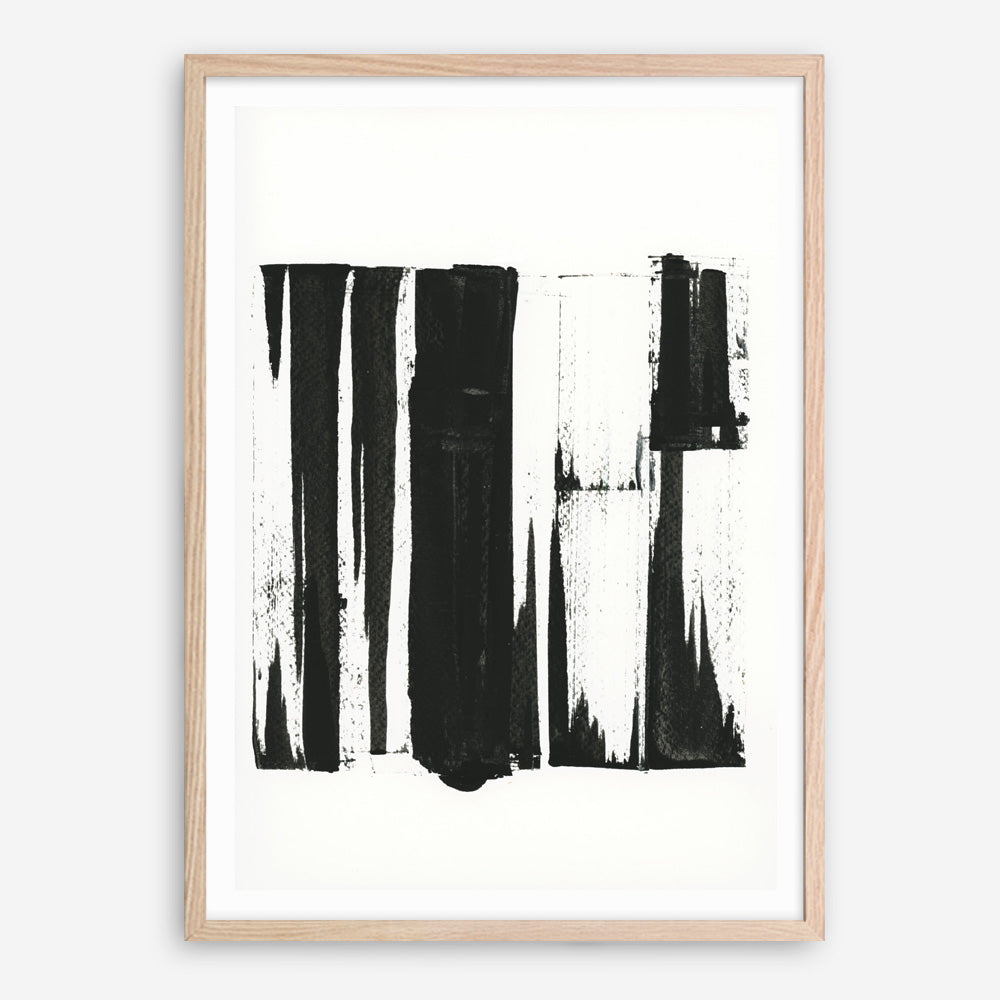 Shop Black Bars I Art Print a painted abstract themed wall art print from The Print Emporium wall artwork collection - Buy Australian made fine art painting style poster and framed prints for the home and your interior decor room, TPE-PC-WZ020-AP