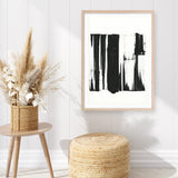 Shop Black Bars I Art Print a painted abstract themed wall art print from The Print Emporium wall artwork collection - Buy Australian made fine art painting style poster and framed prints for the home and your interior decor room, TPE-PC-WZ020-AP