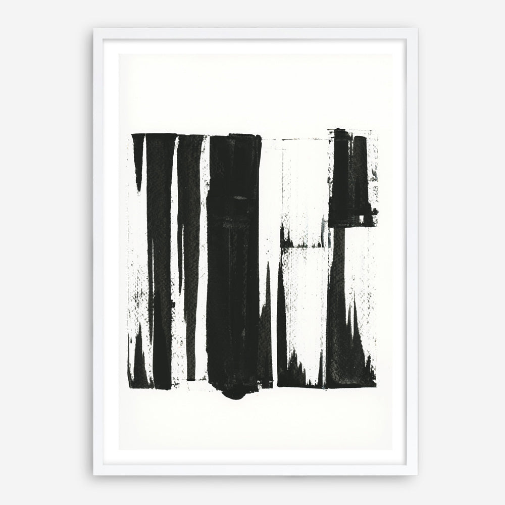 Shop Black Bars I Art Print a painted abstract themed wall art print from The Print Emporium wall artwork collection - Buy Australian made fine art painting style poster and framed prints for the home and your interior decor room, TPE-PC-WZ020-AP