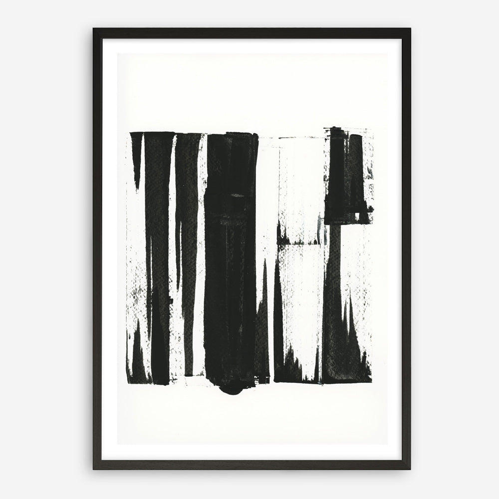 Shop Black Bars I Art Print a painted abstract themed wall art print from The Print Emporium wall artwork collection - Buy Australian made fine art painting style poster and framed prints for the home and your interior decor room, TPE-PC-WZ020-AP