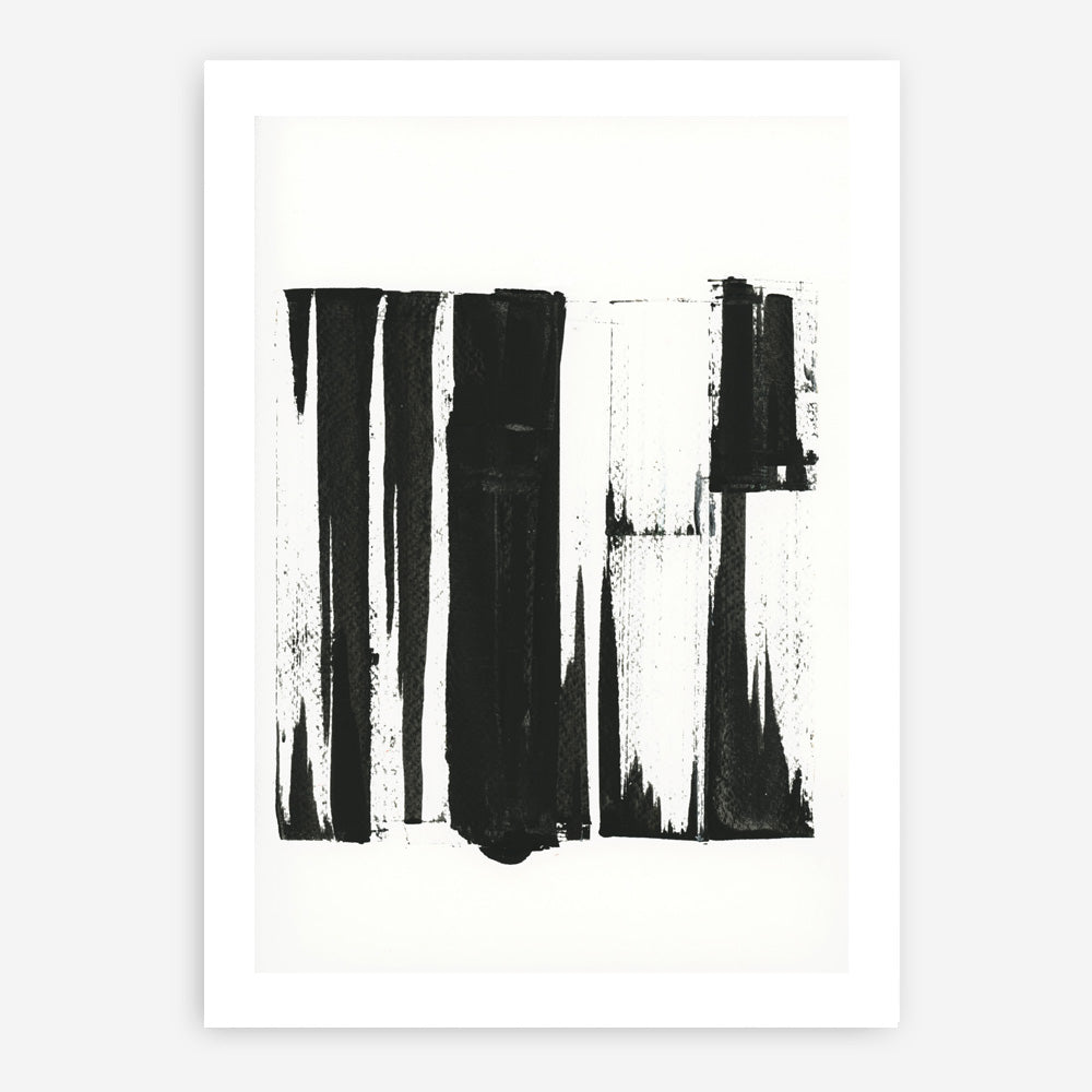 Shop Black Bars I Art Print a painted abstract themed wall art print from The Print Emporium wall artwork collection - Buy Australian made fine art painting style poster and framed prints for the home and your interior decor room, TPE-PC-WZ020-AP