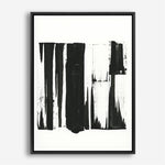 Shop Black Bars I Canvas Print a painted abstract themed framed canvas wall art print from The Print Emporium artwork collection - Buy Australian made fine art painting style stretched canvas prints for the home and your interior decor space, TPE-PC-WZ020-CA-35X46-NF