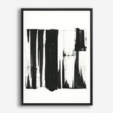 Shop Black Bars I Canvas Print a painted abstract themed framed canvas wall art print from The Print Emporium artwork collection - Buy Australian made fine art painting style stretched canvas prints for the home and your interior decor space, TPE-PC-WZ020-CA-35X46-NF