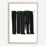 Shop Black Bars II Art Print a painted abstract themed wall art print from The Print Emporium wall artwork collection - Buy Australian made fine art painting style poster and framed prints for the home and your interior decor room, TPE-PC-WZ021-AP