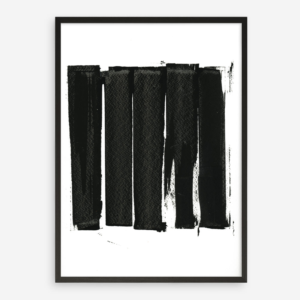 Shop Black Bars II Art Print a painted abstract themed wall art print from The Print Emporium wall artwork collection - Buy Australian made fine art painting style poster and framed prints for the home and your interior decor room, TPE-PC-WZ021-AP