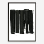 Shop Black Bars II Art Print a painted abstract themed wall art print from The Print Emporium wall artwork collection - Buy Australian made fine art painting style poster and framed prints for the home and your interior decor room, TPE-PC-WZ021-AP