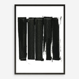 Shop Black Bars II Art Print a painted abstract themed wall art print from The Print Emporium wall artwork collection - Buy Australian made fine art painting style poster and framed prints for the home and your interior decor room, TPE-PC-WZ021-AP