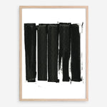 Shop Black Bars II Art Print a painted abstract themed wall art print from The Print Emporium wall artwork collection - Buy Australian made fine art painting style poster and framed prints for the home and your interior decor room, TPE-PC-WZ021-AP