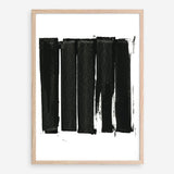 Shop Black Bars II Art Print a painted abstract themed wall art print from The Print Emporium wall artwork collection - Buy Australian made fine art painting style poster and framed prints for the home and your interior decor room, TPE-PC-WZ021-AP