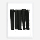 Shop Black Bars II Art Print a painted abstract themed wall art print from The Print Emporium wall artwork collection - Buy Australian made fine art painting style poster and framed prints for the home and your interior decor room, TPE-PC-WZ021-AP