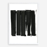 Shop Black Bars II Art Print a painted abstract themed wall art print from The Print Emporium wall artwork collection - Buy Australian made fine art painting style poster and framed prints for the home and your interior decor room, TPE-PC-WZ021-AP