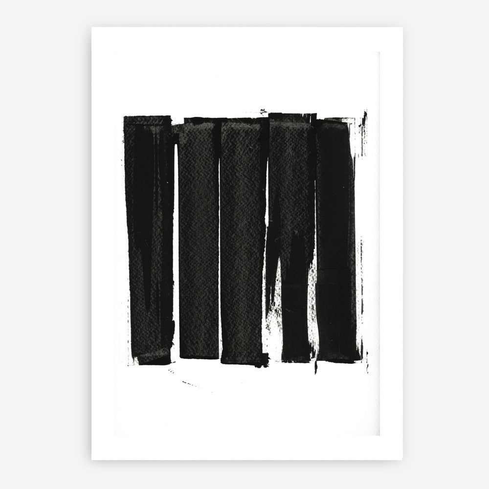 Shop Black Bars II Art Print a painted abstract themed wall art print from The Print Emporium wall artwork collection - Buy Australian made fine art painting style poster and framed prints for the home and your interior decor room, TPE-PC-WZ021-AP