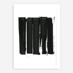 Shop Black Bars II Art Print a painted abstract themed wall art print from The Print Emporium wall artwork collection - Buy Australian made fine art painting style poster and framed prints for the home and your interior decor room, TPE-PC-WZ021-AP