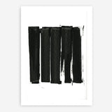 Shop Black Bars II Art Print a painted abstract themed wall art print from The Print Emporium wall artwork collection - Buy Australian made fine art painting style poster and framed prints for the home and your interior decor room, TPE-PC-WZ021-AP