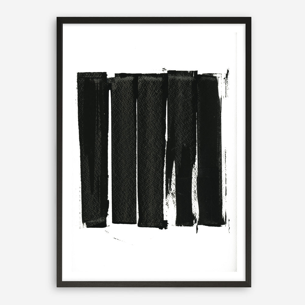 Shop Black Bars II Art Print a painted abstract themed wall art print from The Print Emporium wall artwork collection - Buy Australian made fine art painting style poster and framed prints for the home and your interior decor room, TPE-PC-WZ021-AP