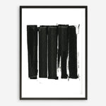 Shop Black Bars II Art Print a painted abstract themed wall art print from The Print Emporium wall artwork collection - Buy Australian made fine art painting style poster and framed prints for the home and your interior decor room, TPE-PC-WZ021-AP