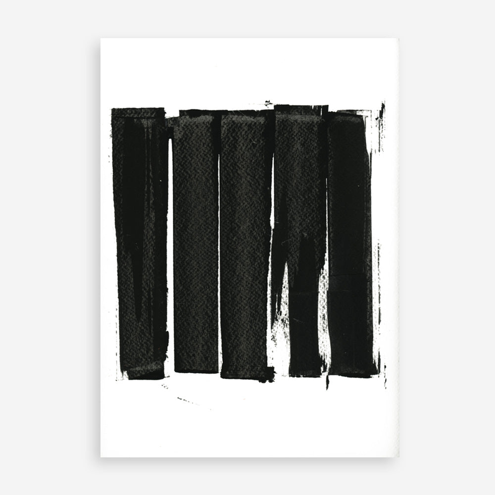 Shop Black Bars II Art Print a painted abstract themed wall art print from The Print Emporium wall artwork collection - Buy Australian made fine art painting style poster and framed prints for the home and your interior decor room, TPE-PC-WZ021-AP