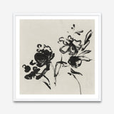 Shop Black Florals I (Square) Art Print a painted abstract themed wall art print from The Print Emporium wall artwork collection - Buy Australian made fine art painting style poster and framed prints for the home and your interior decor room, TPE-PC-EZ944-AP