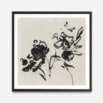 Shop Black Florals I (Square) Art Print a painted abstract themed wall art print from The Print Emporium wall artwork collection - Buy Australian made fine art painting style poster and framed prints for the home and your interior decor room, TPE-PC-EZ944-AP
