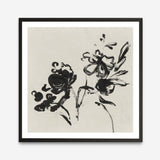 Shop Black Florals I (Square) Art Print a painted abstract themed wall art print from The Print Emporium wall artwork collection - Buy Australian made fine art painting style poster and framed prints for the home and your interior decor room, TPE-PC-EZ944-AP