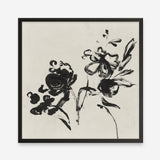 Shop Black Florals I (Square) Art Print a painted abstract themed wall art print from The Print Emporium wall artwork collection - Buy Australian made fine art painting style poster and framed prints for the home and your interior decor room, TPE-PC-EZ944-AP