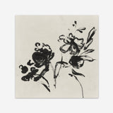 Shop Black Florals I (Square) Art Print a painted abstract themed wall art print from The Print Emporium wall artwork collection - Buy Australian made fine art painting style poster and framed prints for the home and your interior decor room, TPE-PC-EZ944-AP