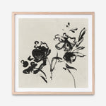 Shop Black Florals I (Square) Art Print a painted abstract themed wall art print from The Print Emporium wall artwork collection - Buy Australian made fine art painting style poster and framed prints for the home and your interior decor room, TPE-PC-EZ944-AP
