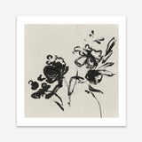 Shop Black Florals I (Square) Art Print a painted abstract themed wall art print from The Print Emporium wall artwork collection - Buy Australian made fine art painting style poster and framed prints for the home and your interior decor room, TPE-PC-EZ944-AP