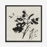Shop Black Florals II (Square) Art Print a painted abstract themed wall art print from The Print Emporium wall artwork collection - Buy Australian made fine art painting style poster and framed prints for the home and your interior decor room, TPE-PC-EZ945-AP