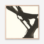 Shop Black Gesture I (Square) Art Print a painted abstract themed wall art print from The Print Emporium wall artwork collection - Buy Australian made fine art painting style poster and framed prints for the home and your interior decor room, TPE-WA-69344-AP