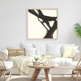 Shop Black Gesture I (Square) Art Print a painted abstract themed wall art print from The Print Emporium wall artwork collection - Buy Australian made fine art painting style poster and framed prints for the home and your interior decor room, TPE-WA-69344-AP