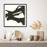 Shop Black Gesture I (Square) Art Print a painted abstract themed wall art print from The Print Emporium wall artwork collection - Buy Australian made fine art painting style poster and framed prints for the home and your interior decor room, TPE-WA-69344-AP