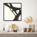 Shop Black Gesture I (Square) Canvas Print a painted abstract themed framed canvas wall art print from The Print Emporium artwork collection - Buy Australian made fine art painting style stretched canvas prints for the home and your interior decor space, TPE-WA-69344-CA-40X40-NF