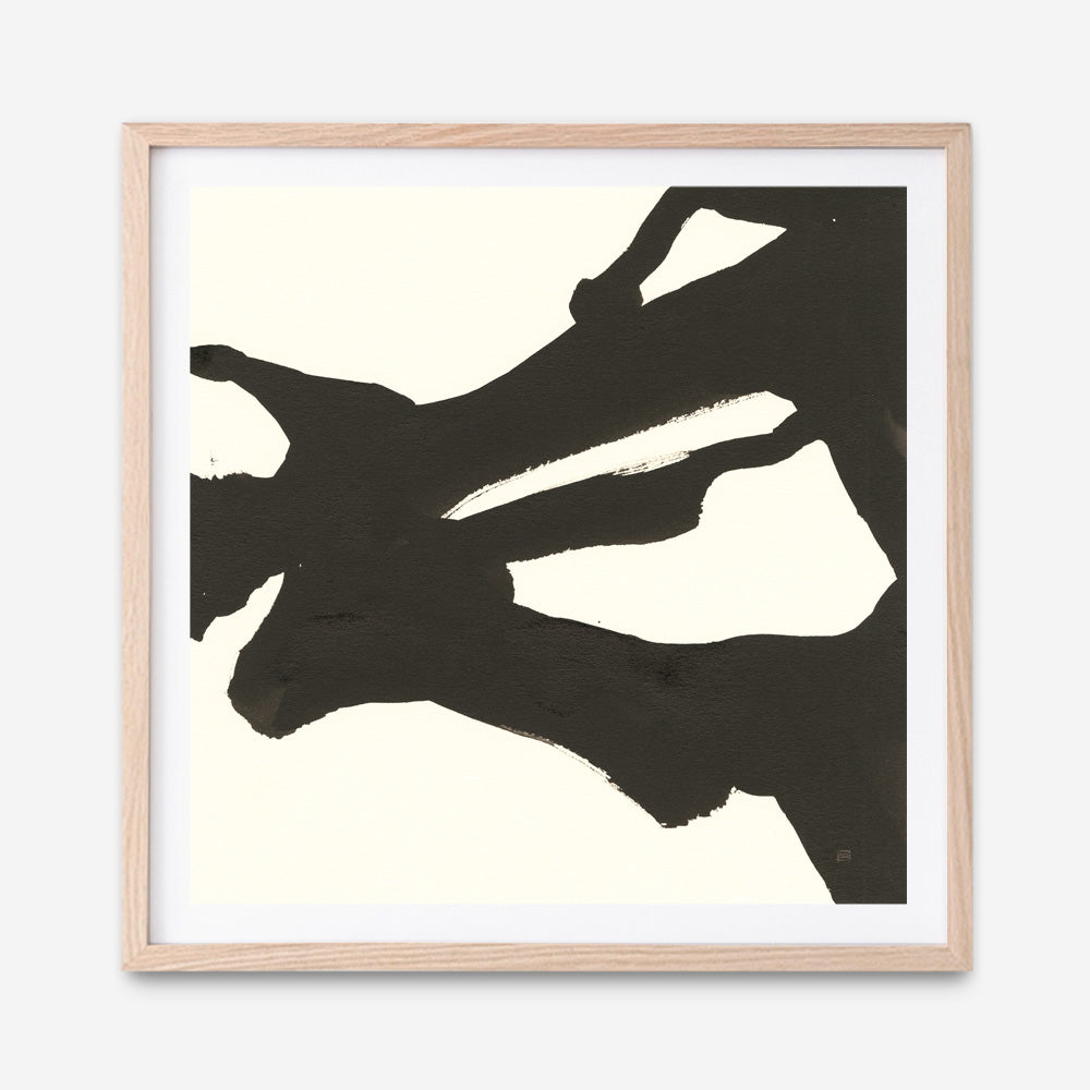 Shop Black Gesture II (Square) Art Print a painted abstract themed wall art print from The Print Emporium wall artwork collection - Buy Australian made fine art painting style poster and framed prints for the home and your interior decor room, TPE-WA-69345-AP