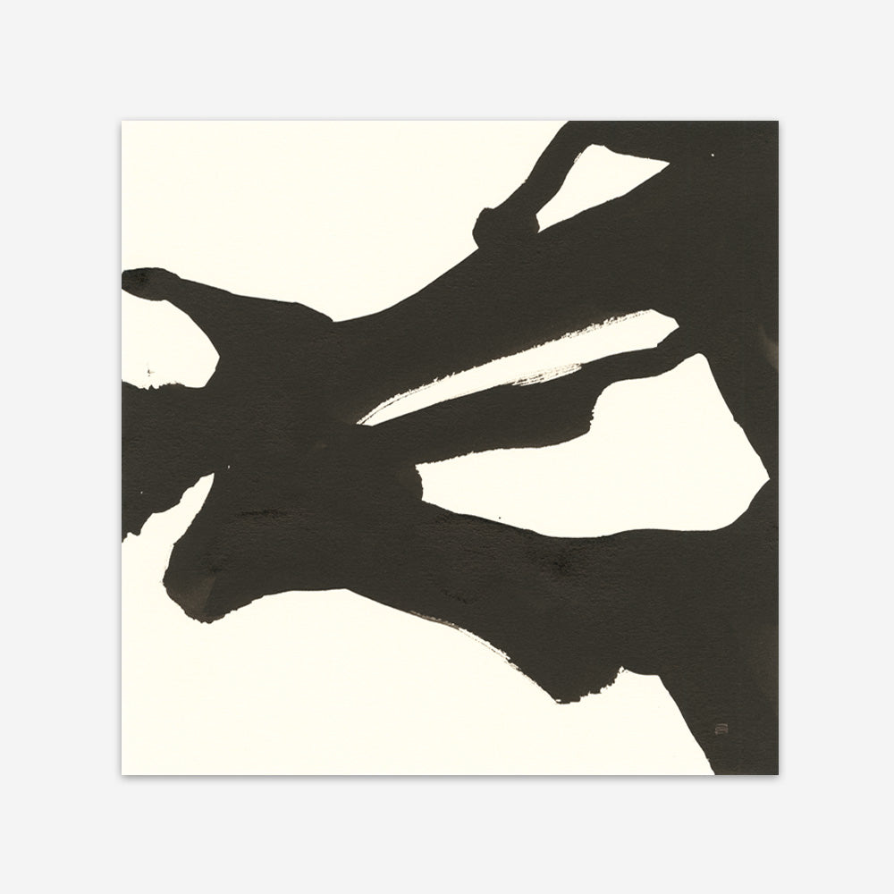 Shop Black Gesture II (Square) Art Print a painted abstract themed wall art print from The Print Emporium wall artwork collection - Buy Australian made fine art painting style poster and framed prints for the home and your interior decor room, TPE-WA-69345-AP