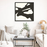 Shop Black Gesture II (Square) Art Print a painted abstract themed wall art print from The Print Emporium wall artwork collection - Buy Australian made fine art painting style poster and framed prints for the home and your interior decor room, TPE-WA-69345-AP