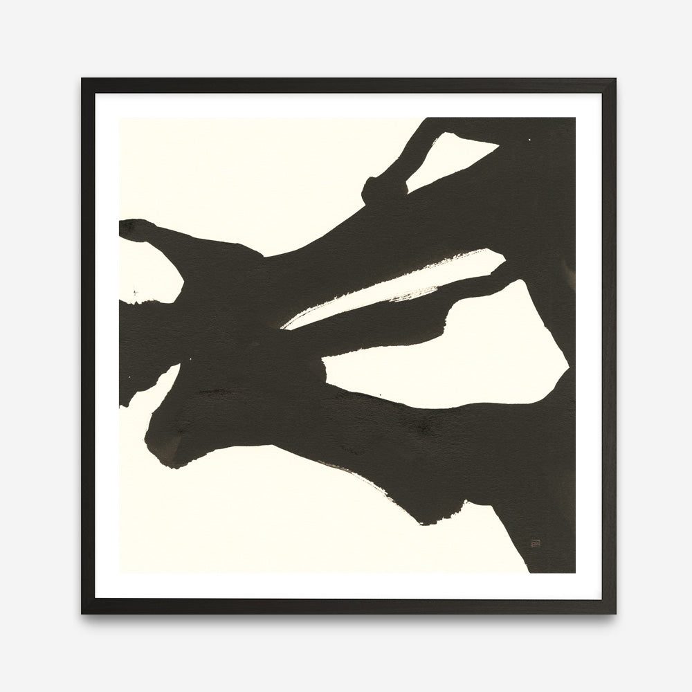 Shop Black Gesture II (Square) Art Print a painted abstract themed wall art print from The Print Emporium wall artwork collection - Buy Australian made fine art painting style poster and framed prints for the home and your interior decor room, TPE-WA-69345-AP