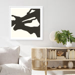 Shop Black Gesture II (Square) Art Print a painted abstract themed wall art print from The Print Emporium wall artwork collection - Buy Australian made fine art painting style poster and framed prints for the home and your interior decor room, TPE-WA-69345-AP