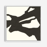 Shop Black Gesture II (Square) Canvas Print a painted abstract themed framed canvas wall art print from The Print Emporium artwork collection - Buy Australian made fine art painting style stretched canvas prints for the home and your interior decor space, TPE-WA-69345-CA-40X40-NF