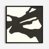 Shop Black Gesture II (Square) Canvas Print a painted abstract themed framed canvas wall art print from The Print Emporium artwork collection - Buy Australian made fine art painting style stretched canvas prints for the home and your interior decor space, TPE-WA-69345-CA-40X40-NF