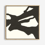 Shop Black Gesture II (Square) Canvas Print a painted abstract themed framed canvas wall art print from The Print Emporium artwork collection - Buy Australian made fine art painting style stretched canvas prints for the home and your interior decor space, TPE-WA-69345-CA-40X40-NF