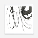Shop Black Streaks I (Square) Art Print a painted abstract themed wall art print from The Print Emporium wall artwork collection - Buy Australian made fine art painting style poster and framed prints for the home and your interior decor room, TPE-PC-PG284-AP