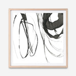 Shop Black Streaks I (Square) Art Print a painted abstract themed wall art print from The Print Emporium wall artwork collection - Buy Australian made fine art painting style poster and framed prints for the home and your interior decor room, TPE-PC-PG284-AP