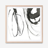 Shop Black Streaks I (Square) Art Print a painted abstract themed wall art print from The Print Emporium wall artwork collection - Buy Australian made fine art painting style poster and framed prints for the home and your interior decor room, TPE-PC-PG284-AP