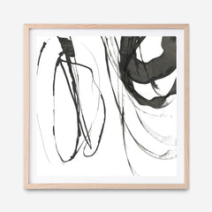 Shop Black Streaks I (Square) Art Print a painted abstract themed wall art print from The Print Emporium wall artwork collection - Buy Australian made fine art painting style poster and framed prints for the home and your interior decor room, TPE-PC-PG284-AP
