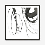 Shop Black Streaks I (Square) Art Print a painted abstract themed wall art print from The Print Emporium wall artwork collection - Buy Australian made fine art painting style poster and framed prints for the home and your interior decor room, TPE-PC-PG284-AP
